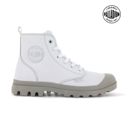 Bottes Palladium Pampa Hi Zip SL Femme Blanche | FR HWK906Y